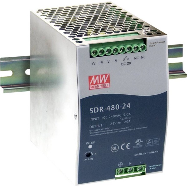 Schaltnetzteil Mean Well SDR-480 / SDR-480P